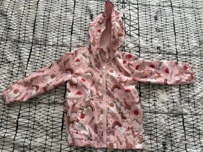 Chaqueta impermeable infantil rosa - miniatura 1