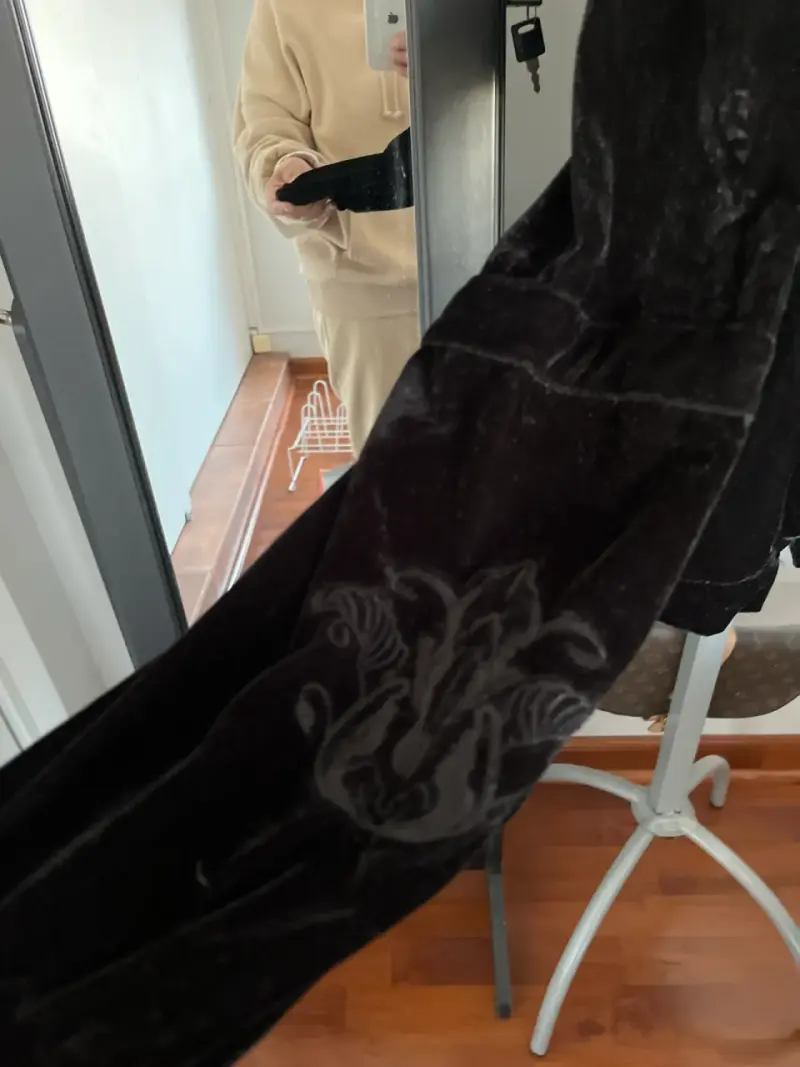 Chaqueta de terciopelo negro - 2