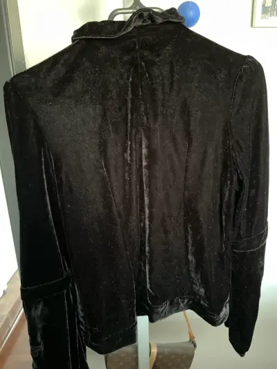 Chaqueta de terciopelo negro - miniatura 3
