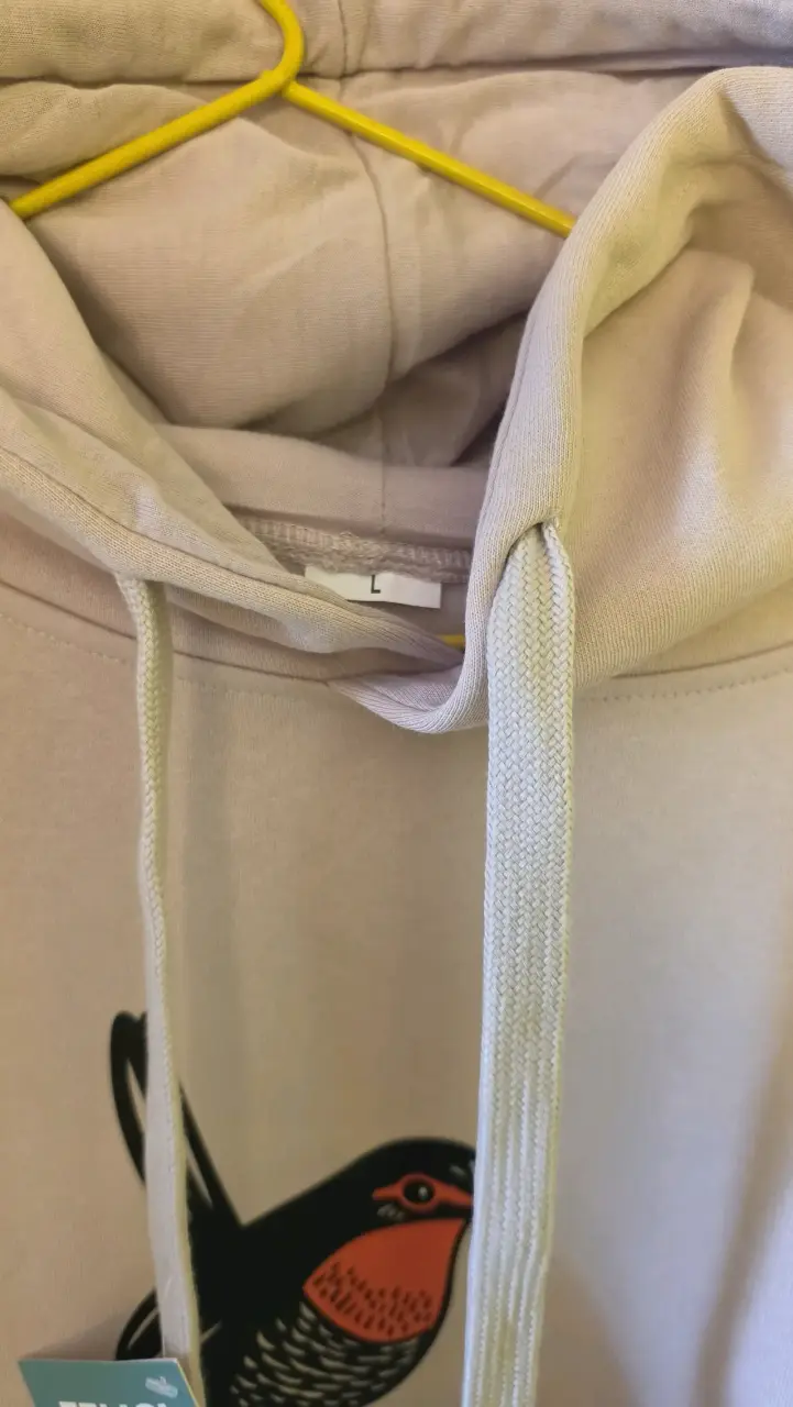 Polerón beige con capucha Chucao - 2