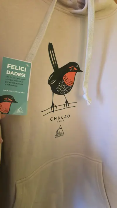 Polerón beige con capucha Chucao - miniatura 3