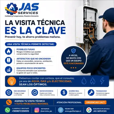 Gasfitería Certificada SEC JAS SERVICES - miniatura 2