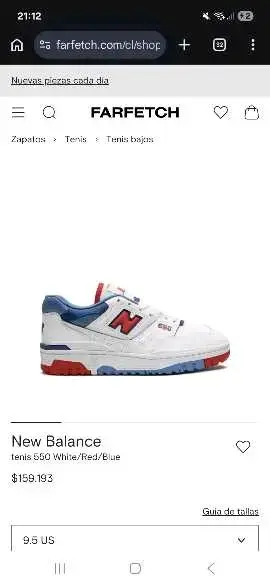 Zapatillas New Balance blancas - 1