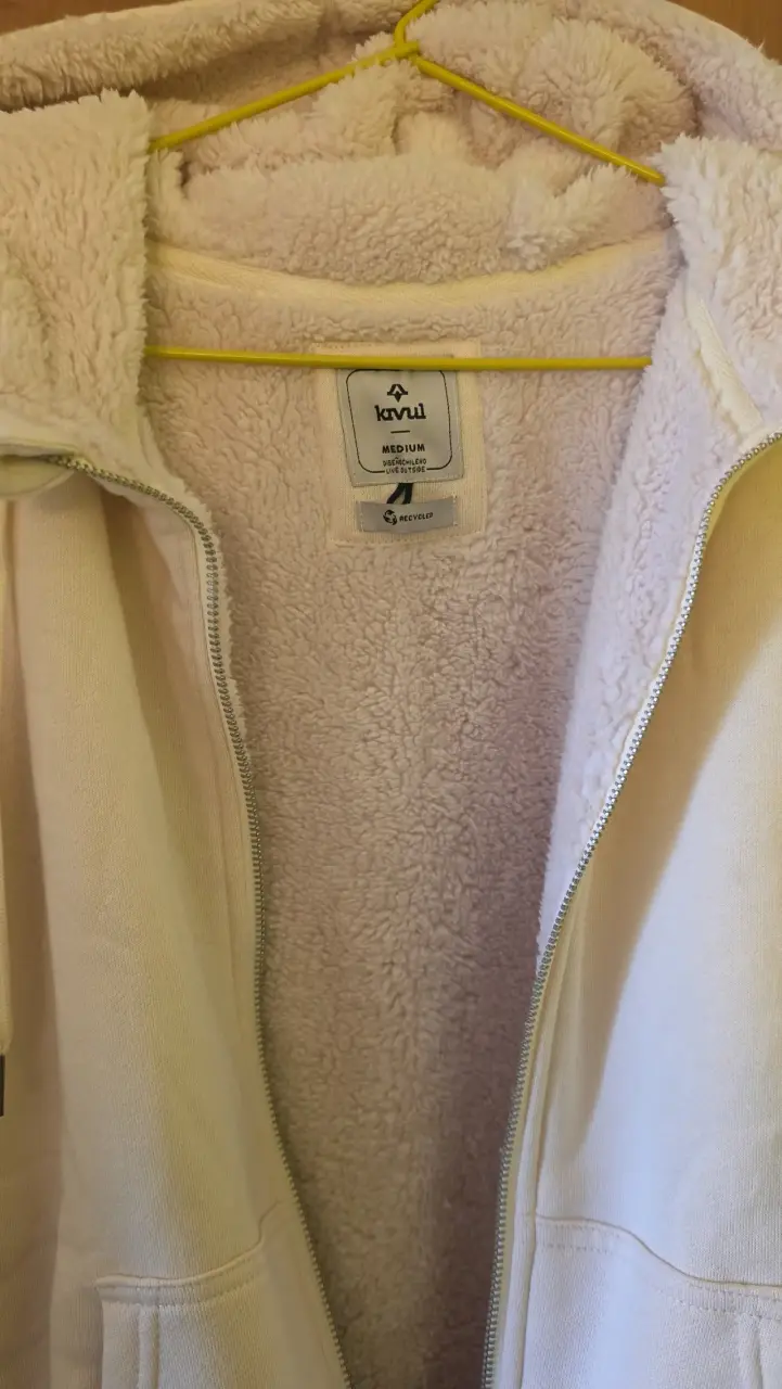 Chaleco con capucha crema Kavu - 1