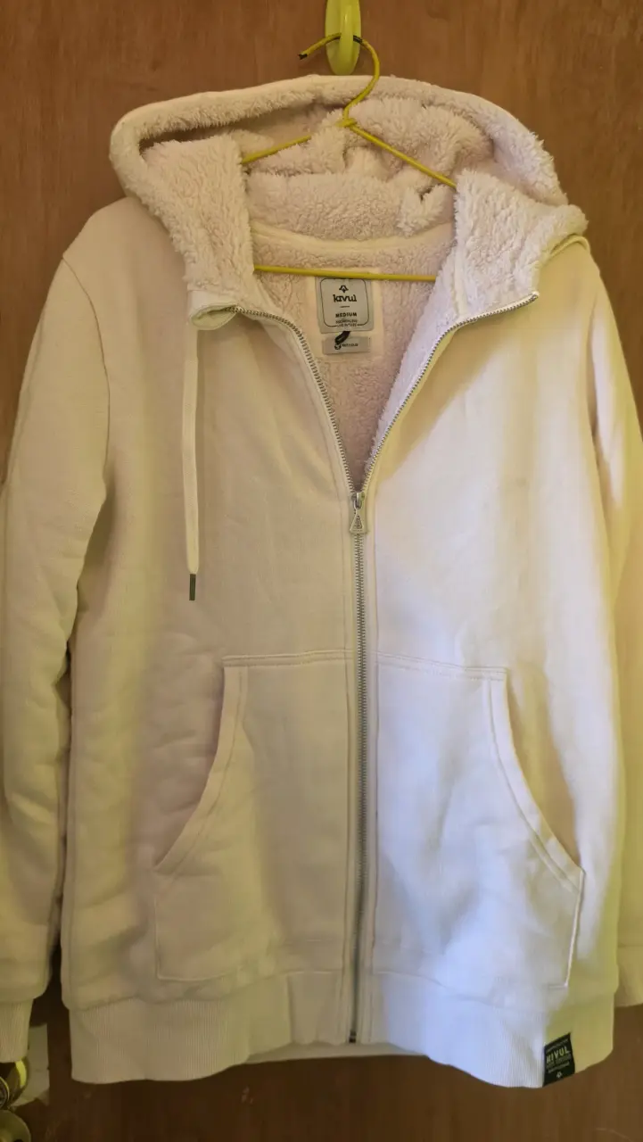 Chaleco con capucha crema Kavu - 3