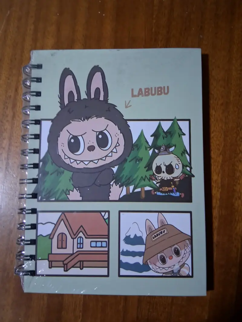 Cuaderno ilustrado Labubu