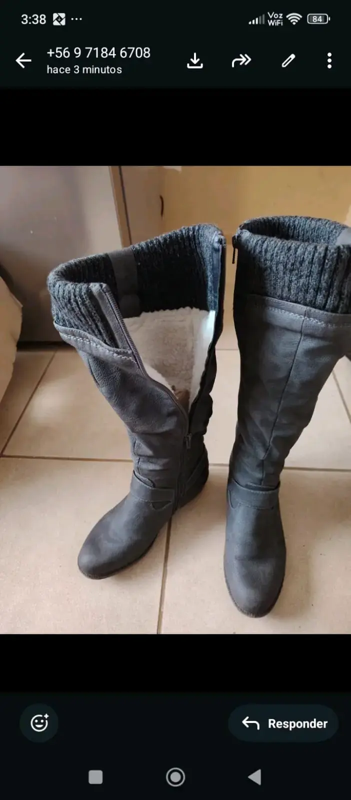Botas negras de cuero - 6