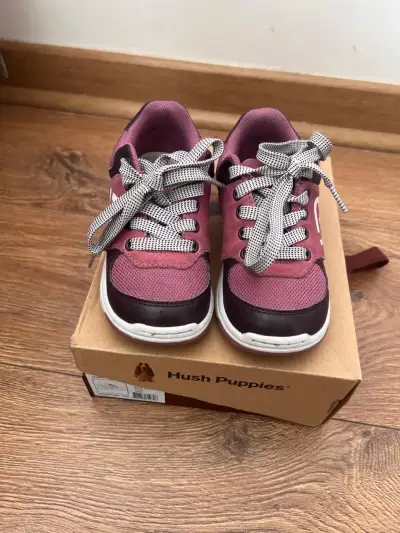 Zapatillas Hush Puppies burdeos talla 28 - miniatura 3