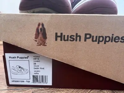 Zapatillas Hush Puppies burdeos talla 28 - miniatura 5