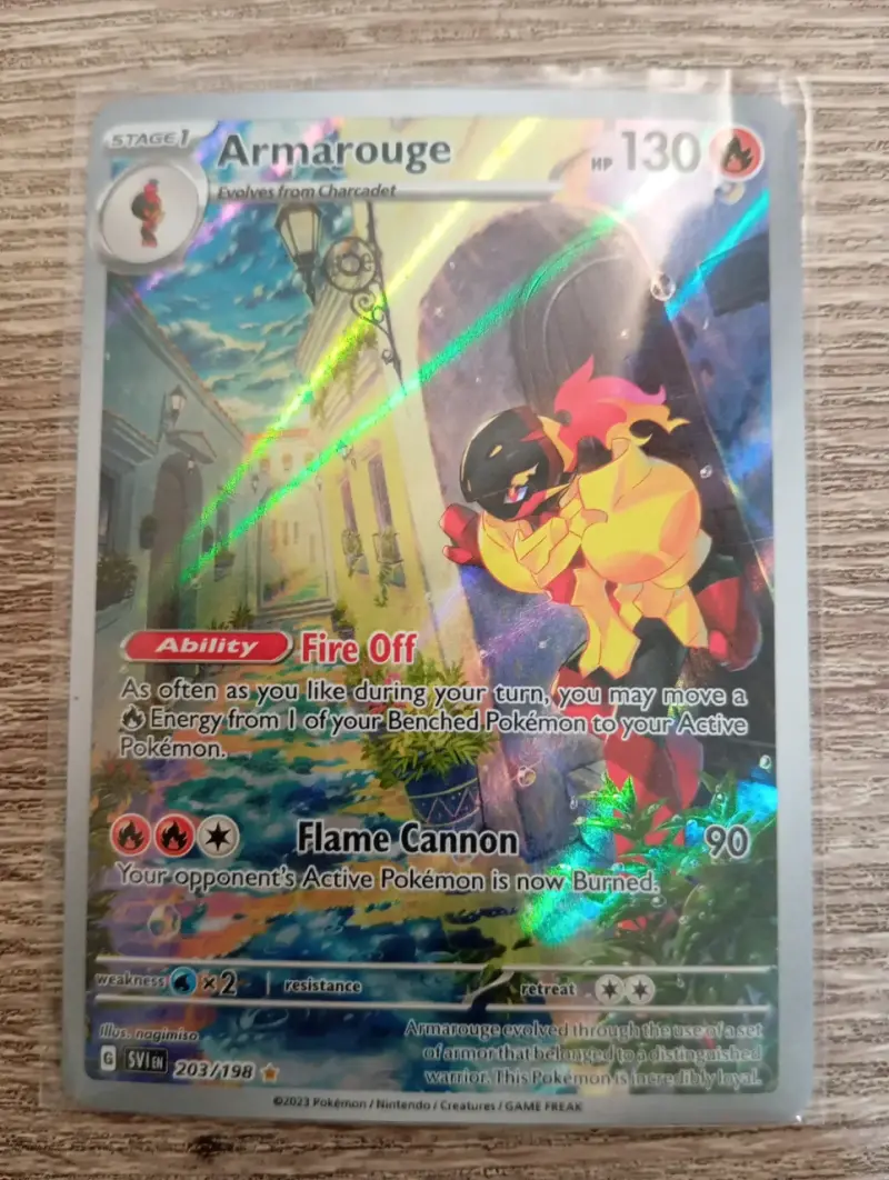 Carta Pokémon Armarouge holográfica - 1