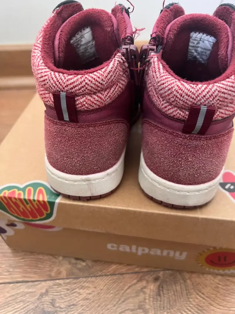 Zapatillas calpany burdeos talla 27 - 3