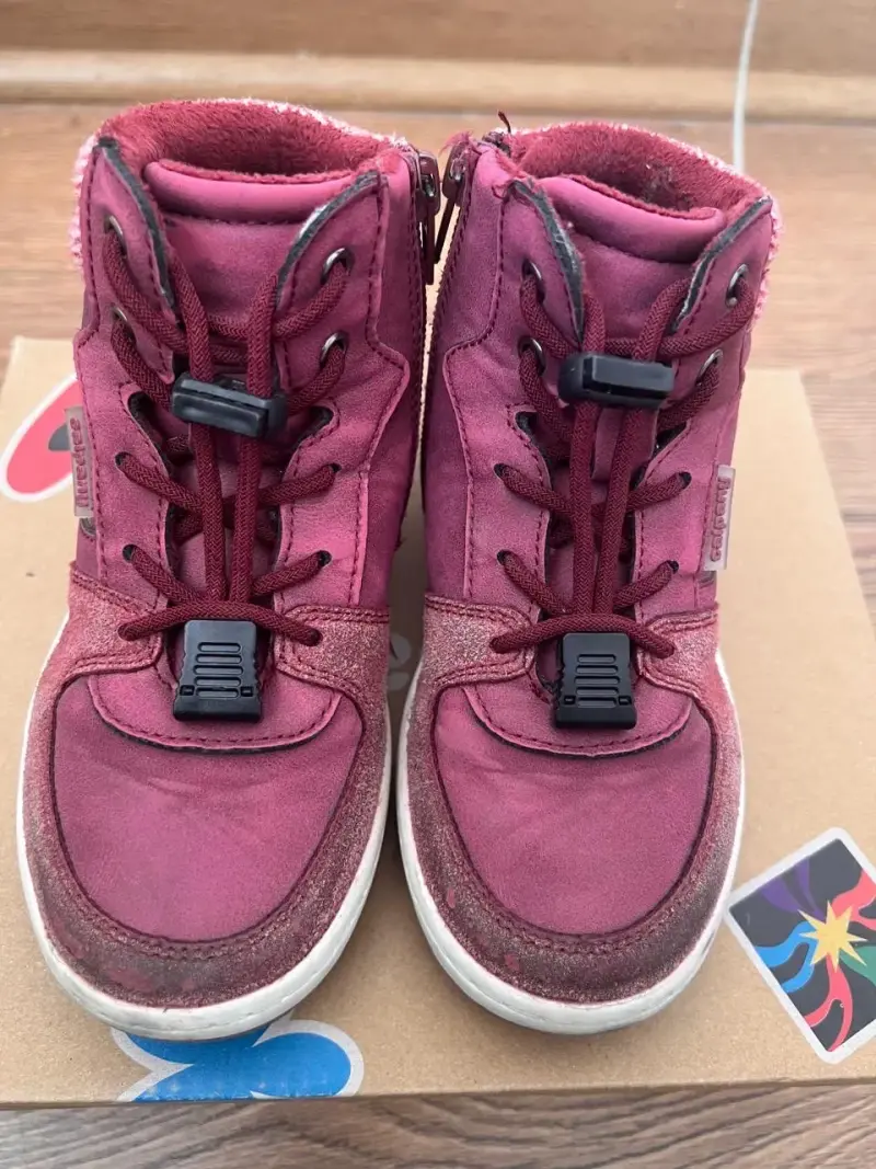 Zapatillas calpany burdeos talla 27 - 4