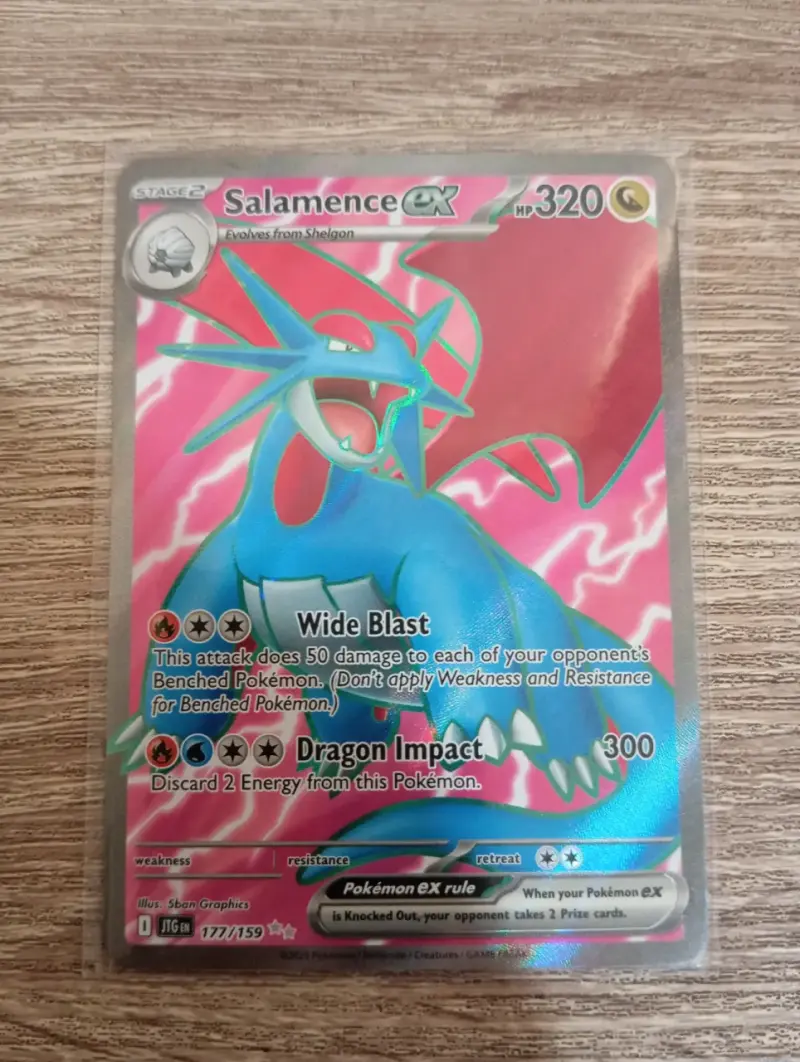 Carta Salamence EX holográfica - 1