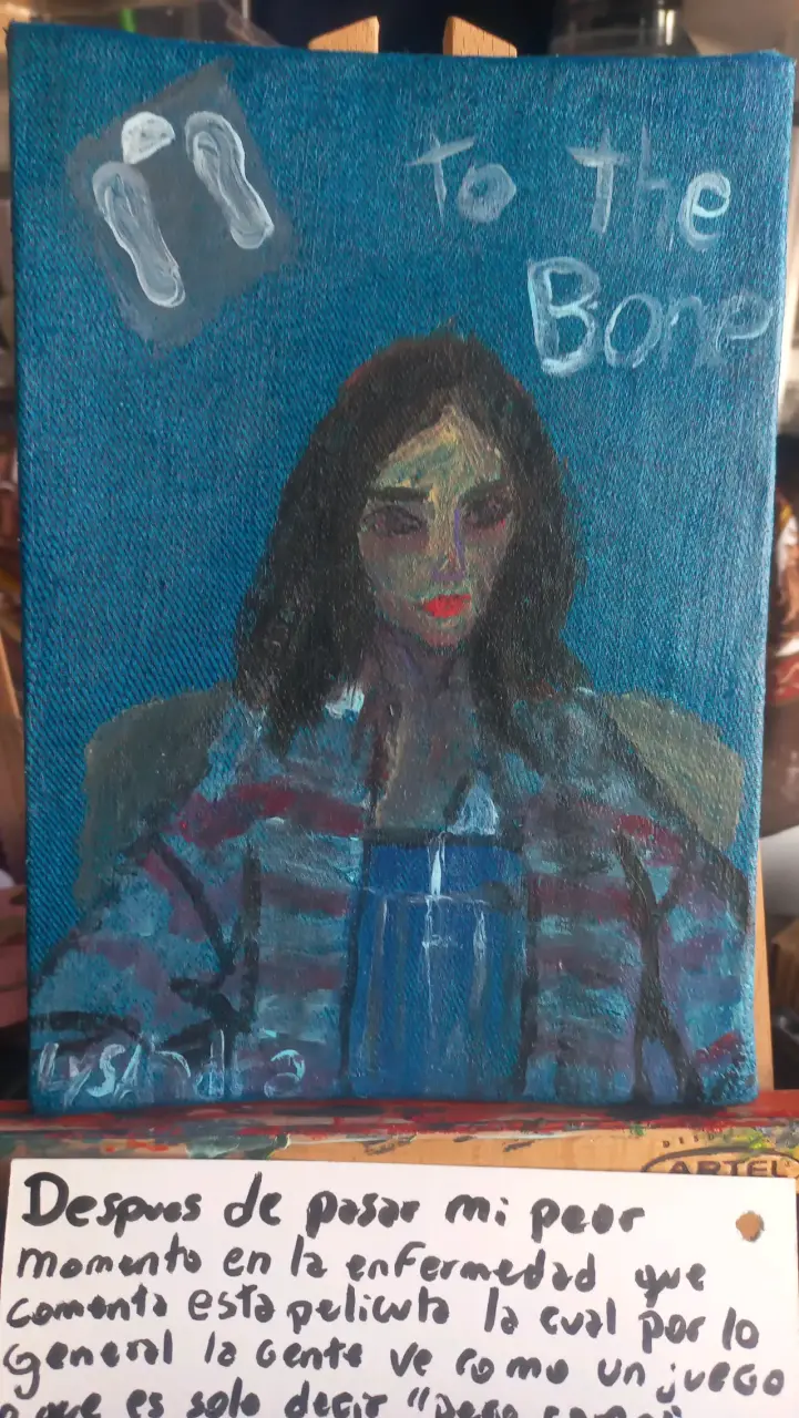 Pintura en lienzo 'To the Bone' - 2