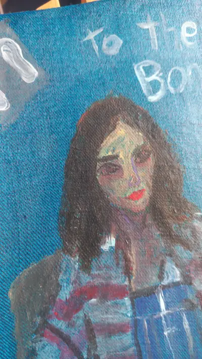 Pintura en lienzo 'To the Bone' - miniatura 3