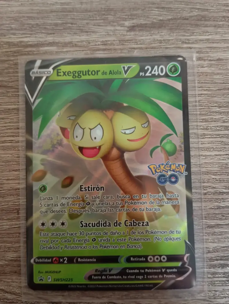 Carta Pokémon Exeggutor de Alola V - 1