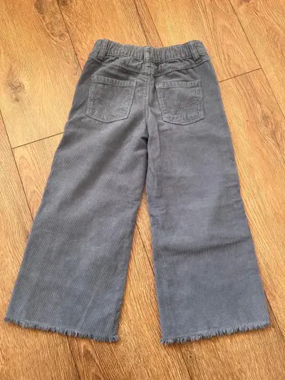 Pantalones de cotelé gris talla 4 - miniatura 3