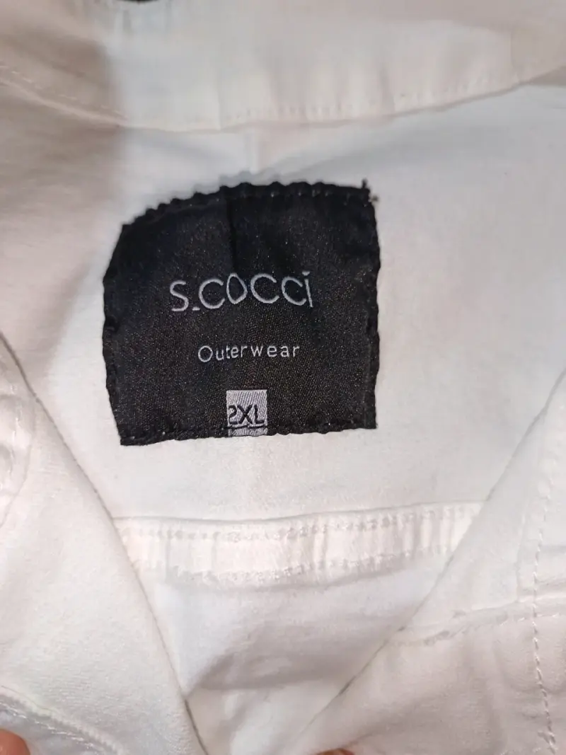 Chaqueta blanca de mezclilla - 2