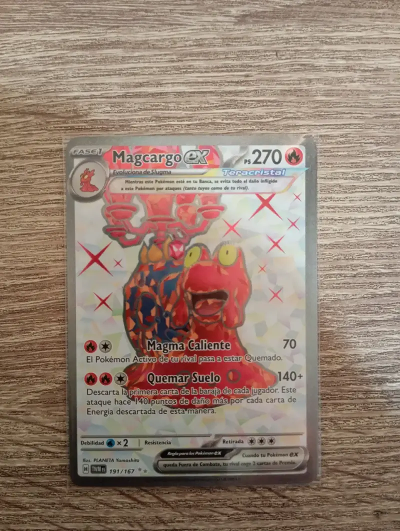 Carta Pokémon Magcargo ex - 1