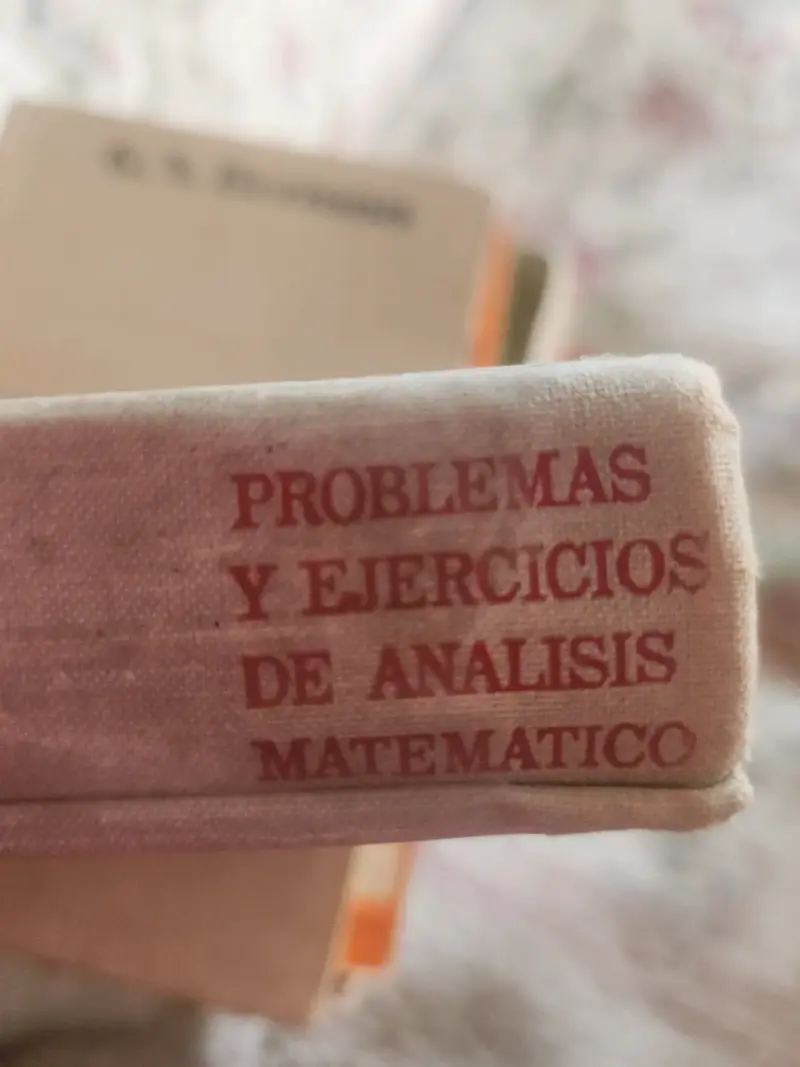 Libro Problemas y Ejercicios de Análisis Matemático