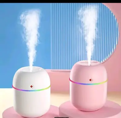 Difusor de aroma LED blanco y rosado - miniatura 1