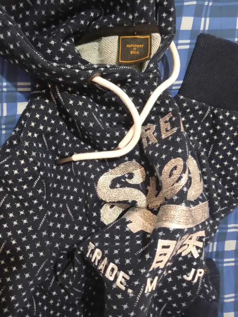 Polerón Superdry con capucha estampado Azul - 2