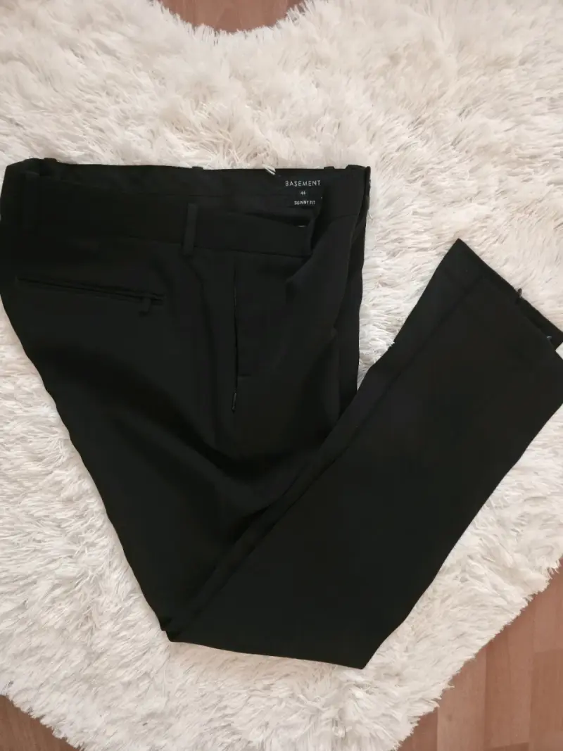 .Traje formal negro solapa satinada - 4