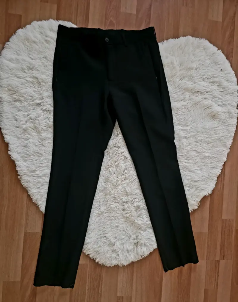 .Traje formal negro solapa satinada - 5