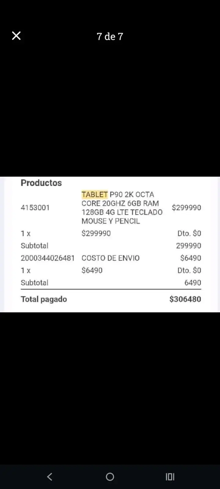 Tablet P90 2K con accesorios - 1