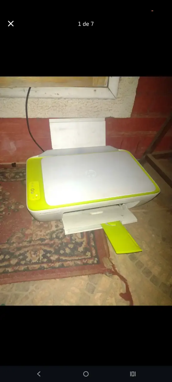 Impresora multifuncional HP blanca