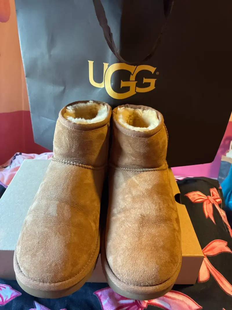 Botas UGG de gamuza marrón - 4