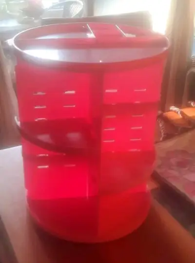 Organizador de maquillaje giratorio - miniatura 3