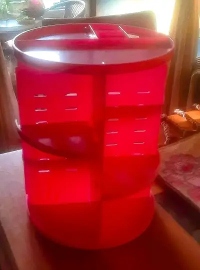 Organizador de maquillaje giratorio - miniatura 4