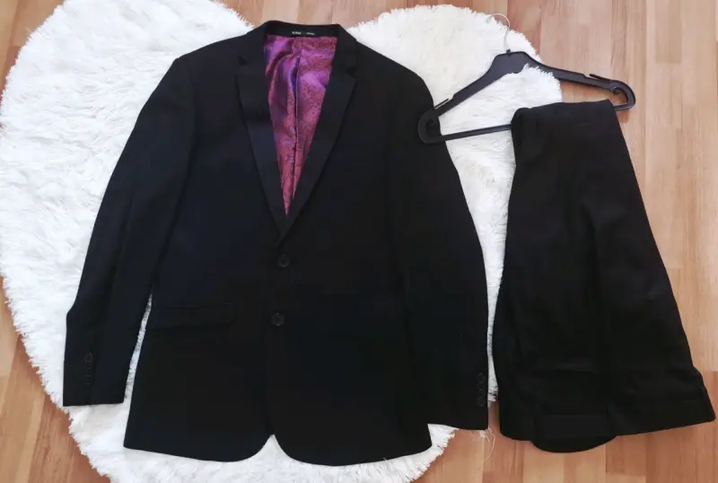 Terno elegante negro Alaniz 42 - 2