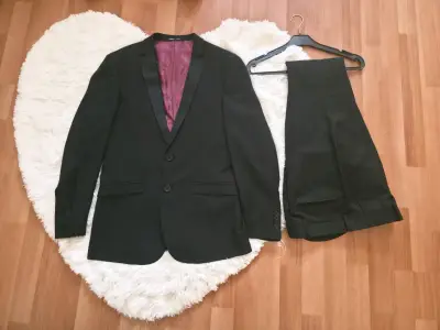 Terno elegante negro Alaniz 42 - miniatura 3