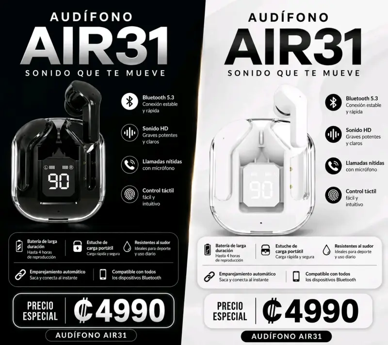 Auriculares inalámbricos air31 - 4