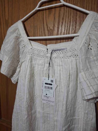 Vestido blanco Basement - miniatura 1