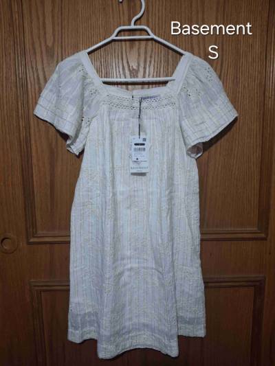 Vestido blanco Basement - miniatura 2
