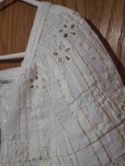 Vestido blanco Basement - miniatura 3