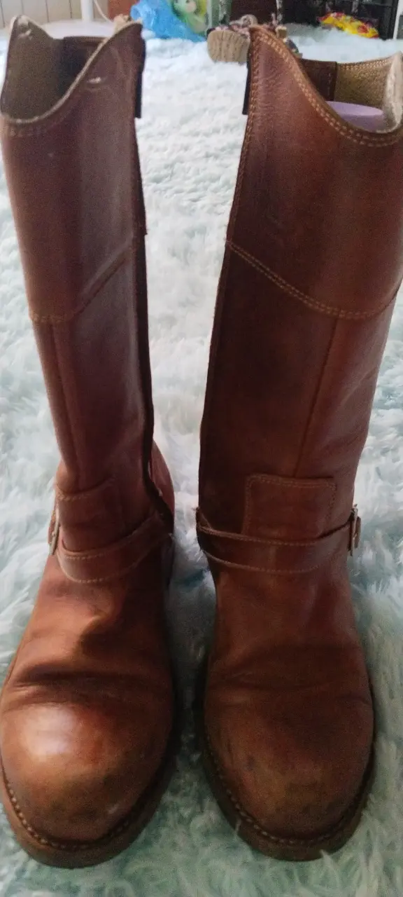 Botas de cuero marrón - 2