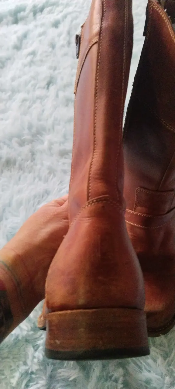 Botas de cuero marrón - 4