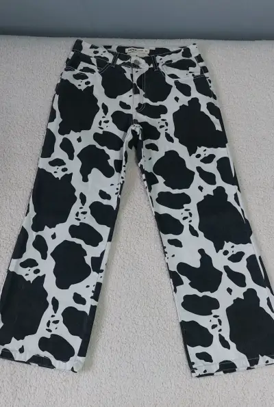 Jeans estampado animal print - miniatura 1