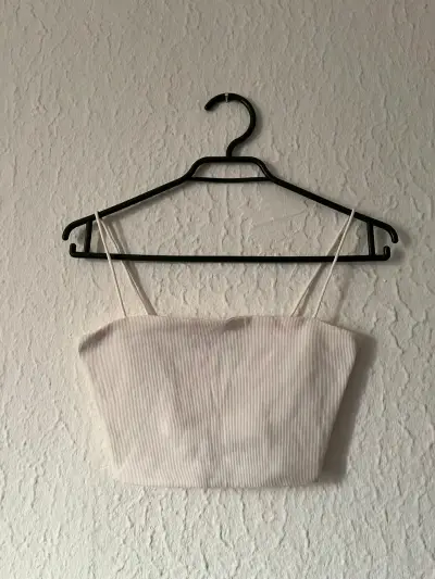 Crop top blanco shein - miniatura 1