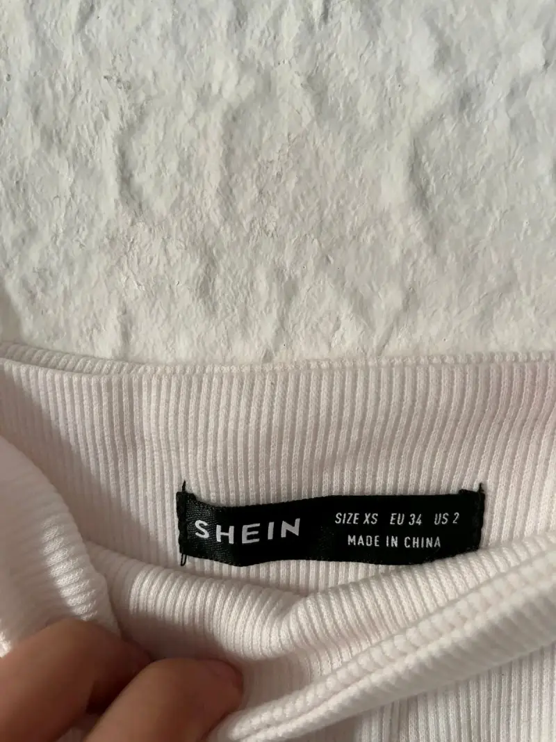 Crop top blanco shein - 2