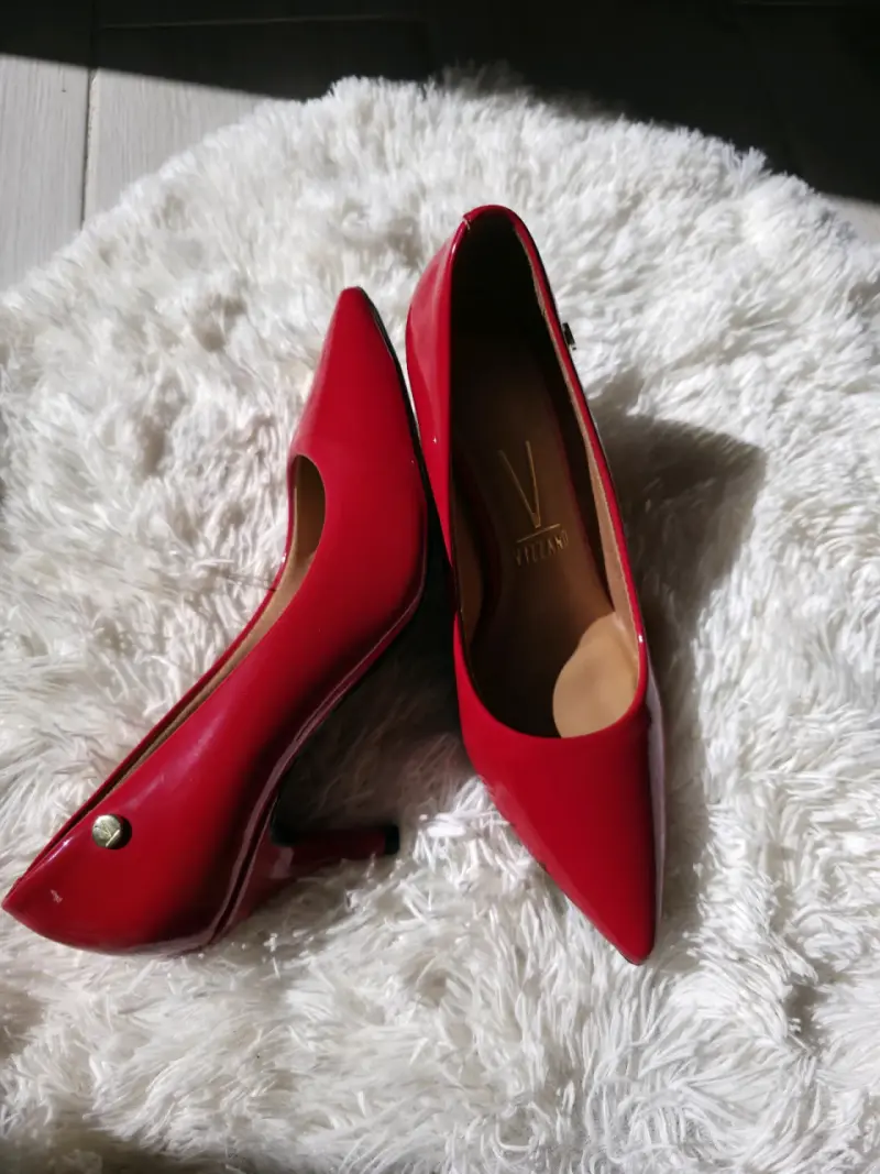 Tacones rojos charol Vizzano