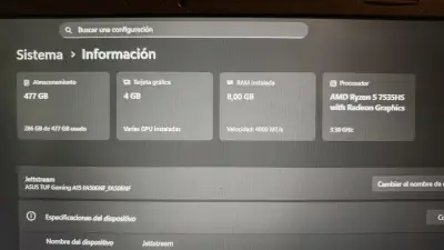 Laptop ASUS TUF Gaming A15 - miniatura 2