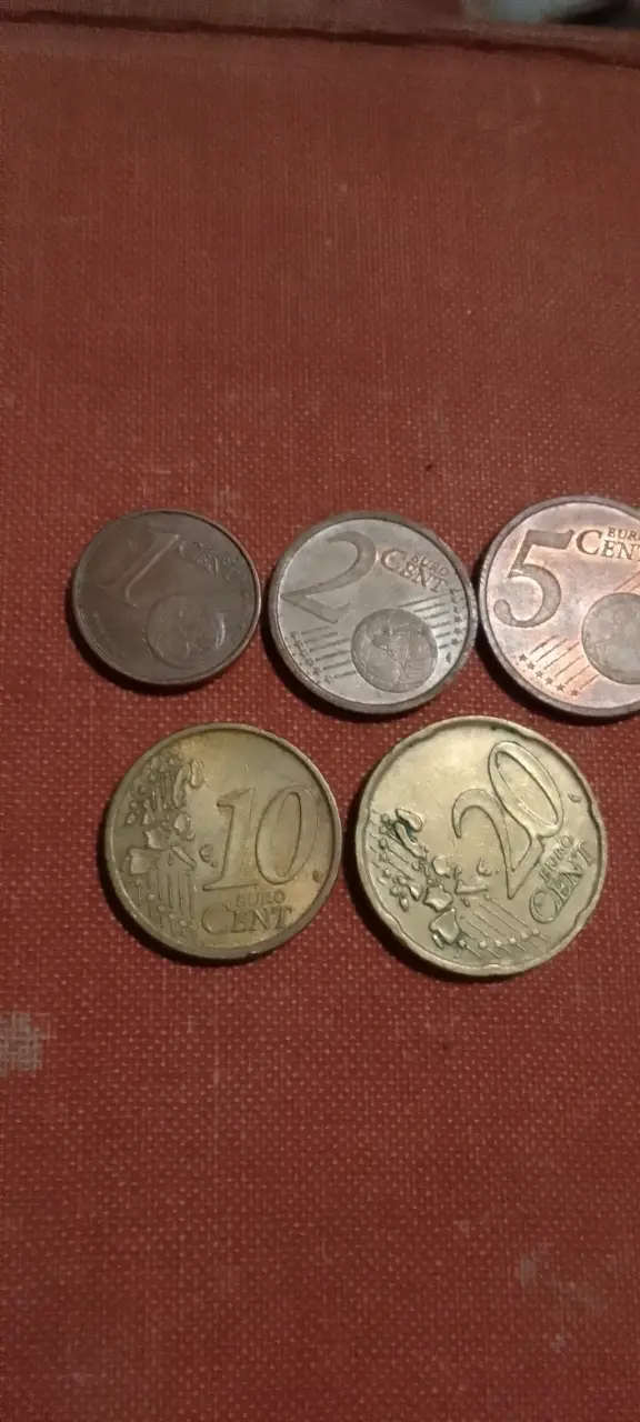 Conjunto de monedas de Italia centimos de euro - 2