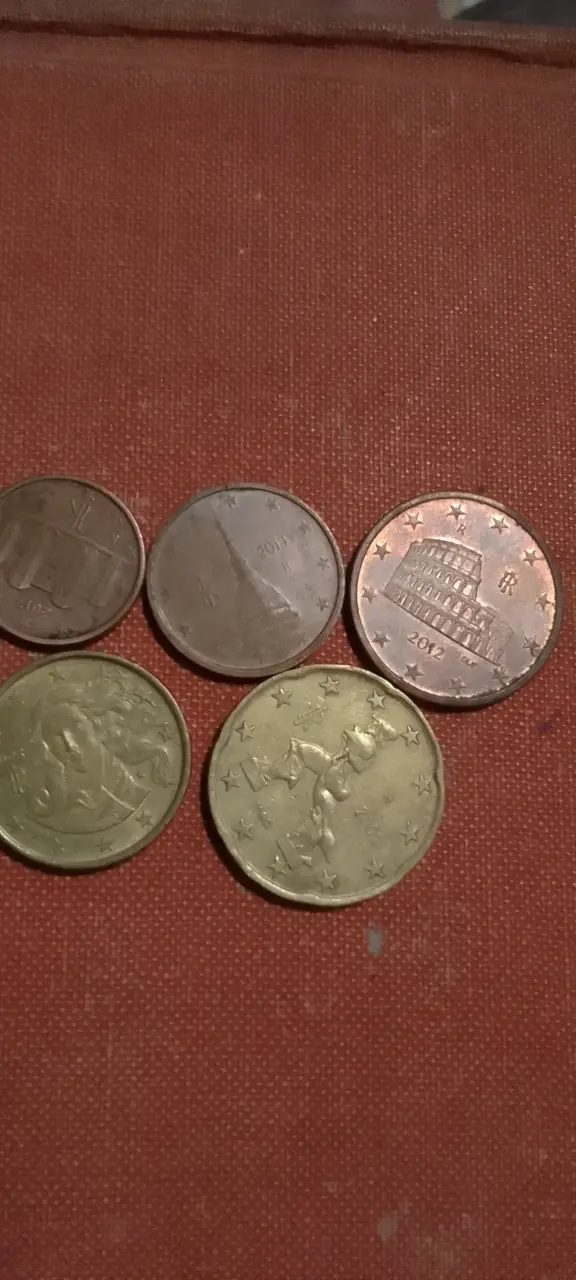 Conjunto de monedas de Italia centimos de euro - 3