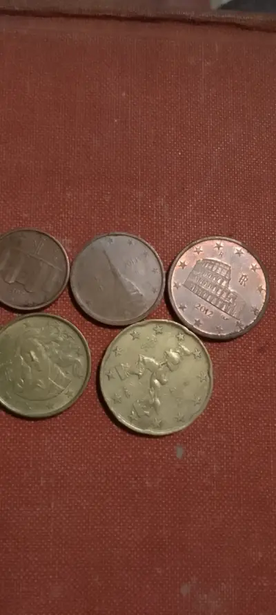 Conjunto de monedas de Italia centimos de euro - miniatura 3