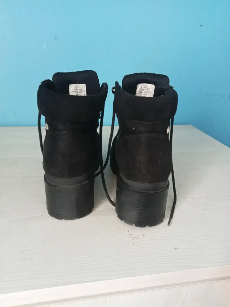 Botines negros de gamuza - 2